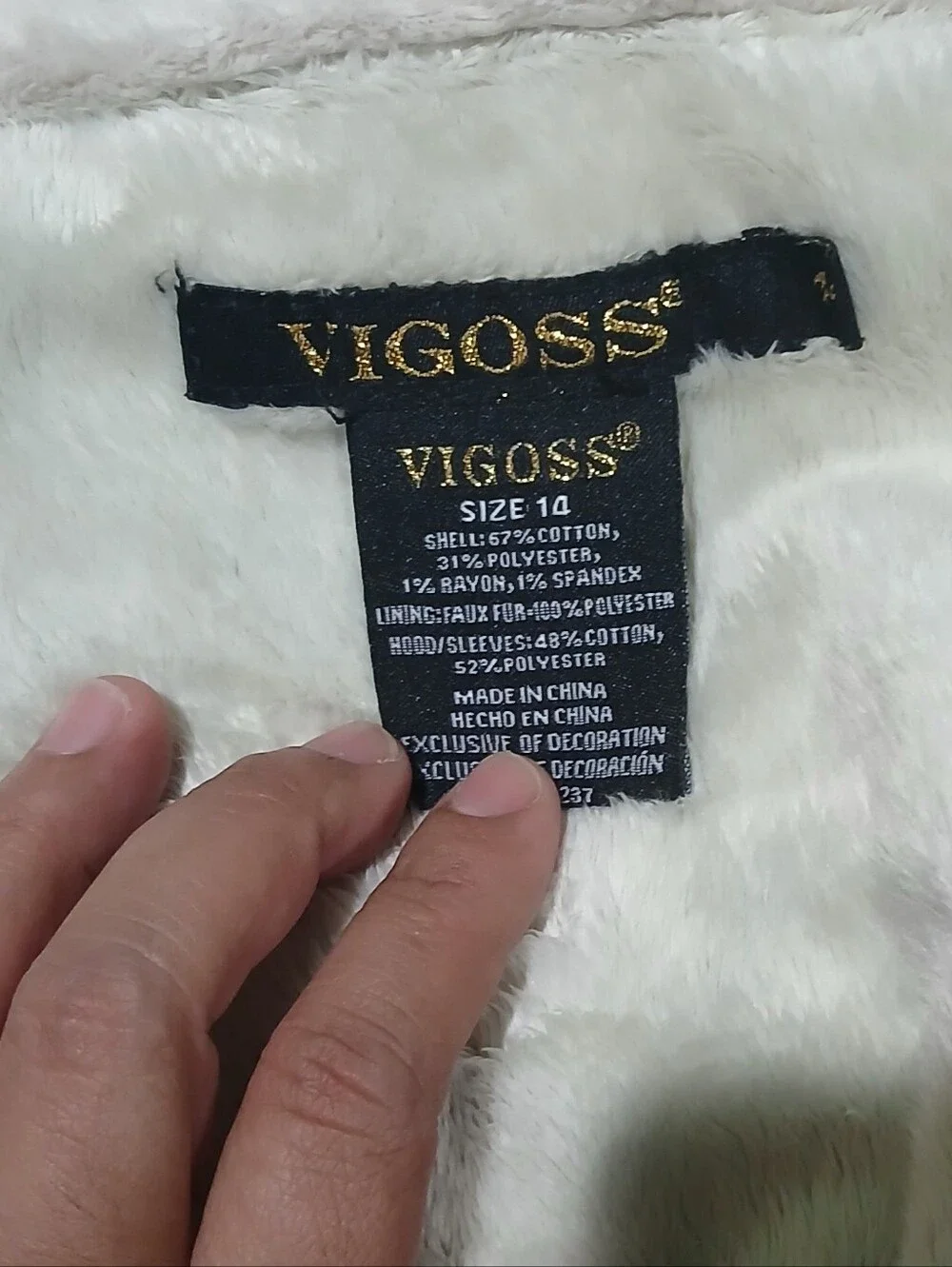 Vigoss Denim Jacket with Pink Hoodie Sleeves and Cat Elbow Prints